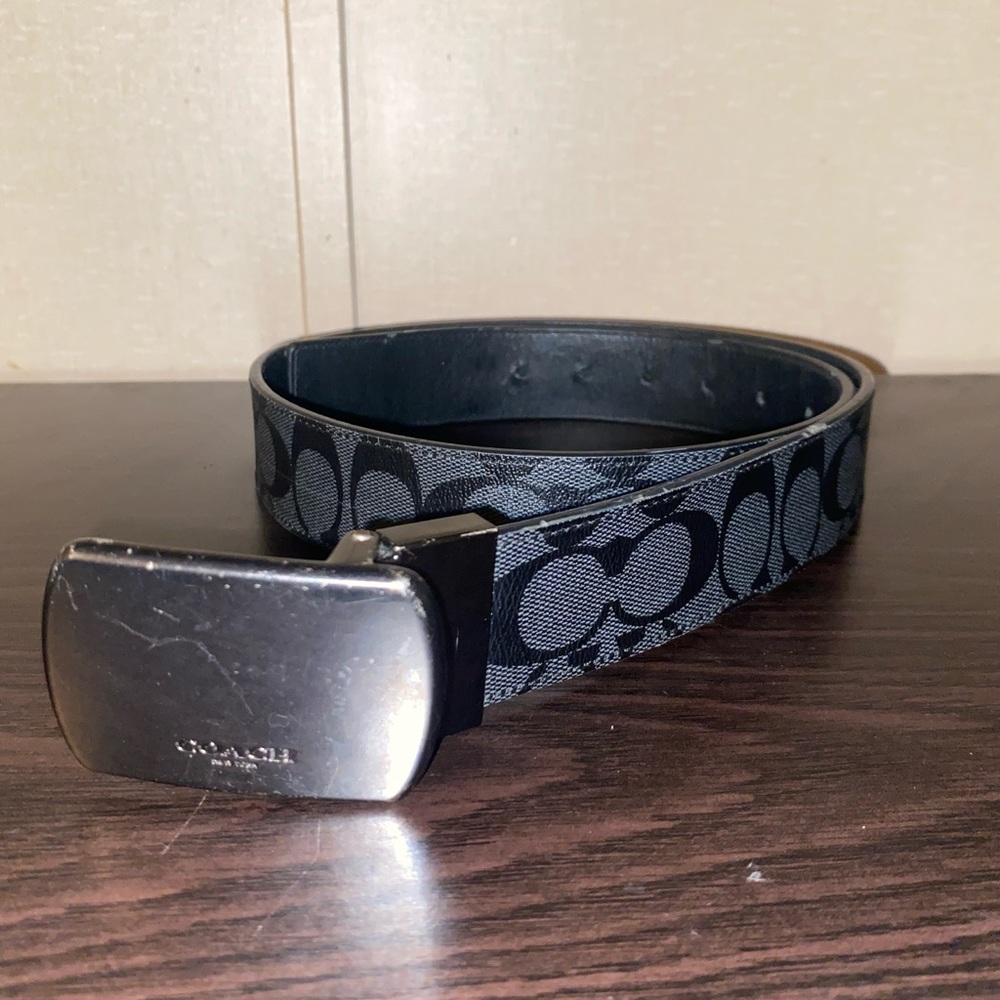 Coach reversible belt